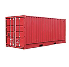 Container och personalvagnar
